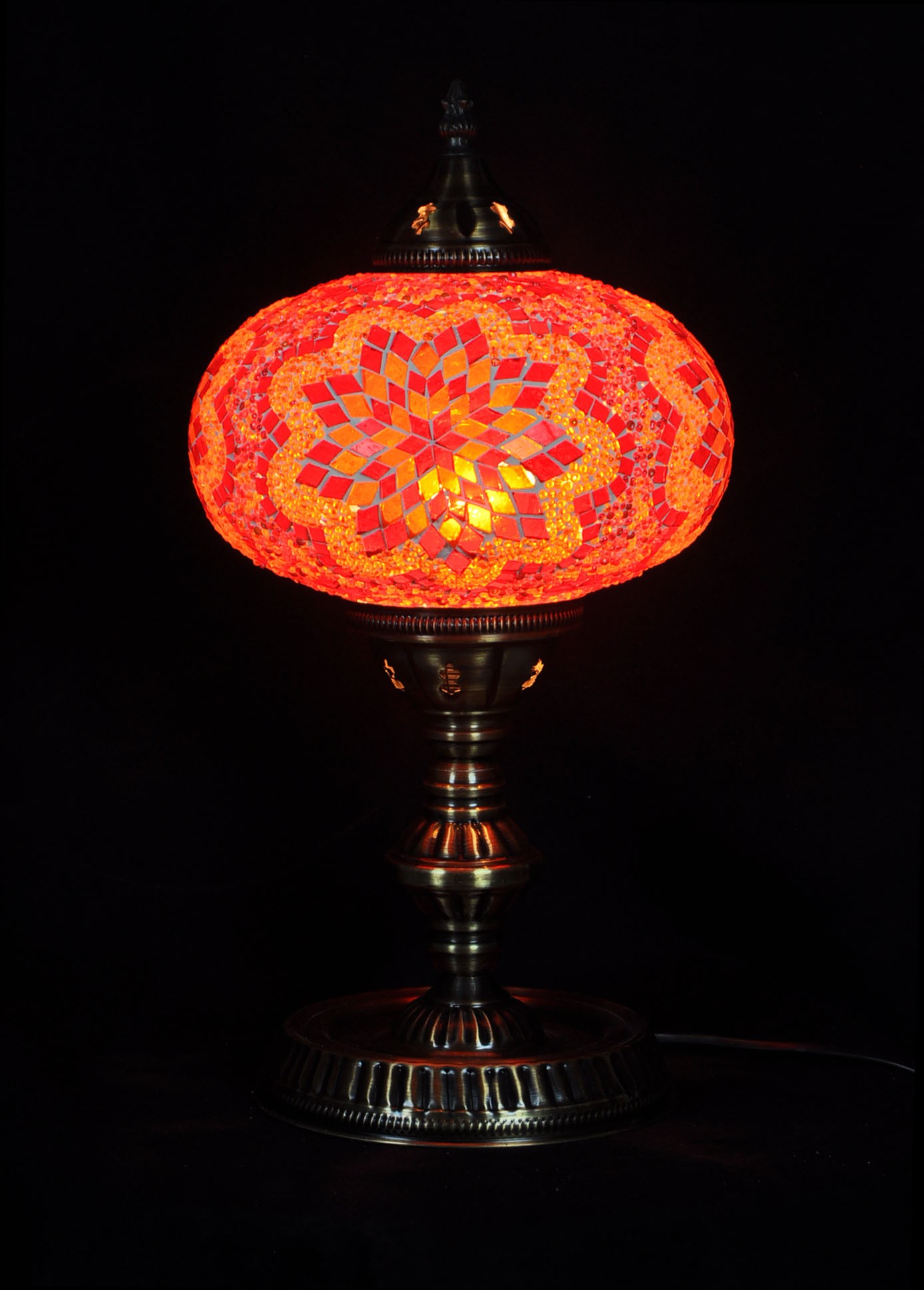 Table Lamp Mosaic Glass Turkish, Turkish Mosaic Table Lamp